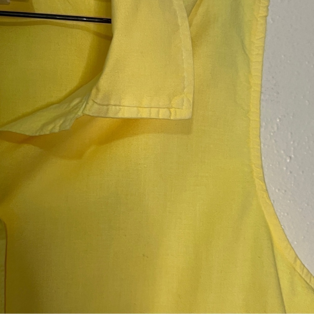 Fresh Produce set: yellow sleeveless shirt, Sz L. Yellow gingham pants, Sz XL. - Picture 4 of 13